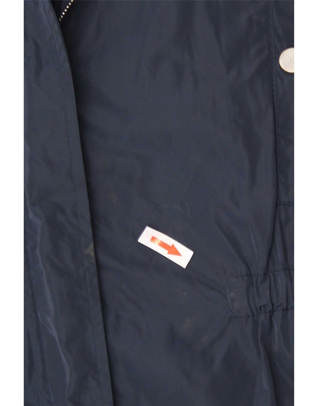 Imperméable à capuche pour femme Stefanel EU 40 Bleu marine moyen Polyester