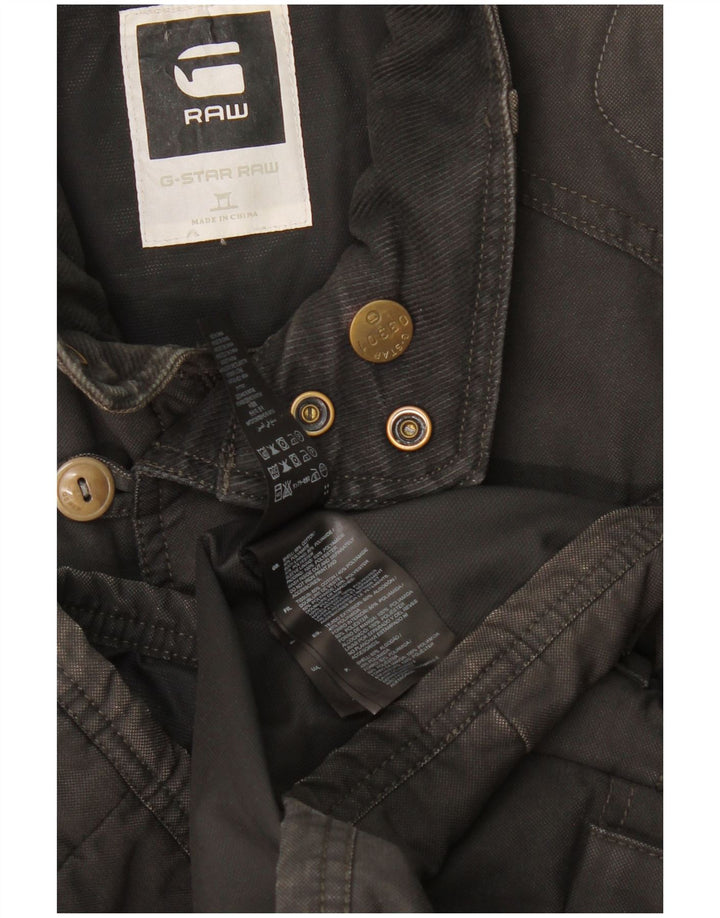 G-Star Veste coupe-vent pour homme UK 36 Small Gris Coton