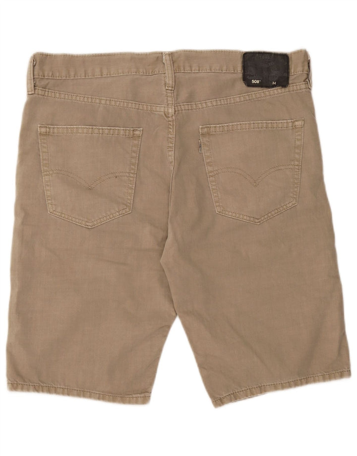 Levi's Short en Jean 508 Homme W34 Large Beige Coton