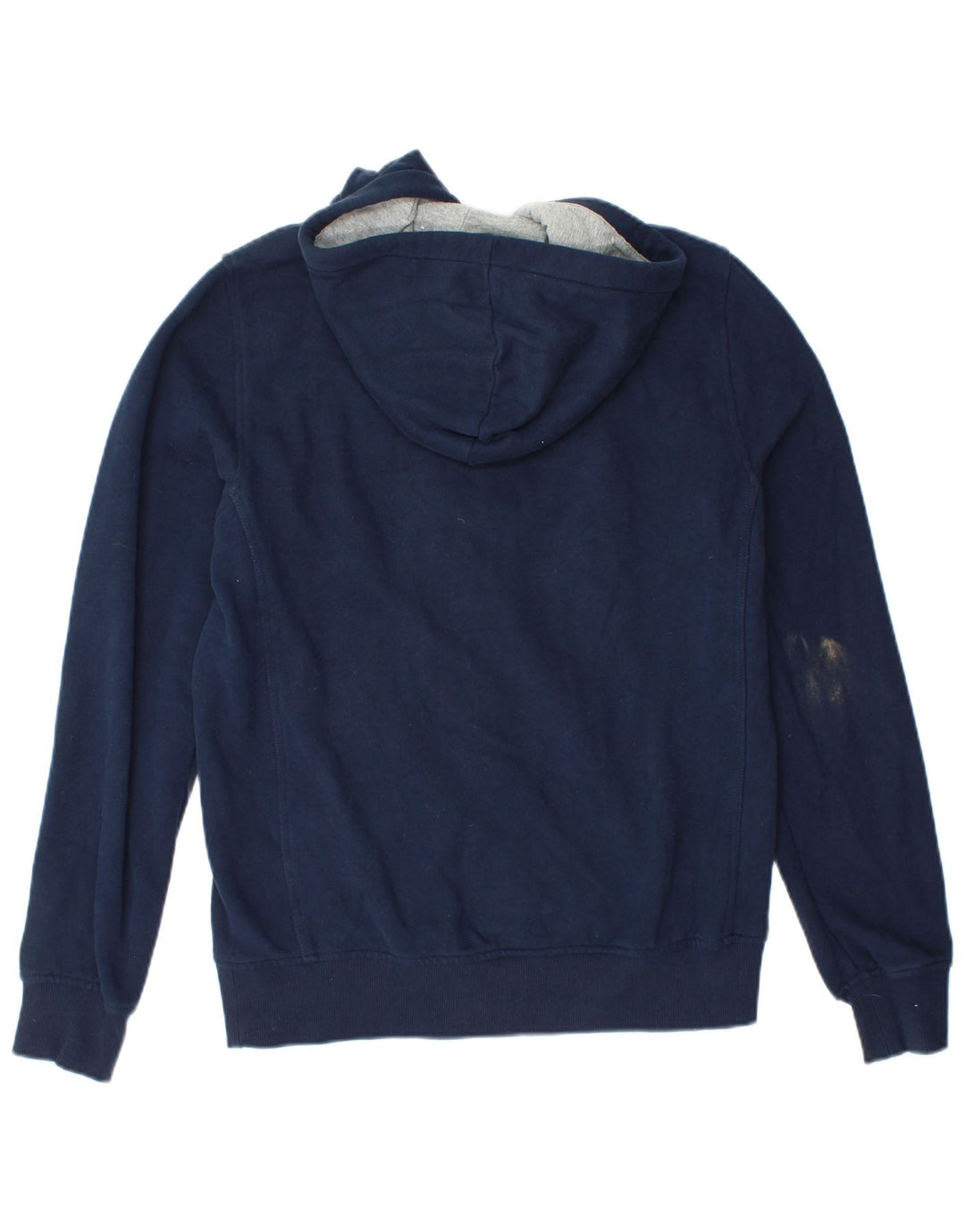 TOMMY HILFIGER Pull à capuche zippé pour homme Petit coton bleu marine