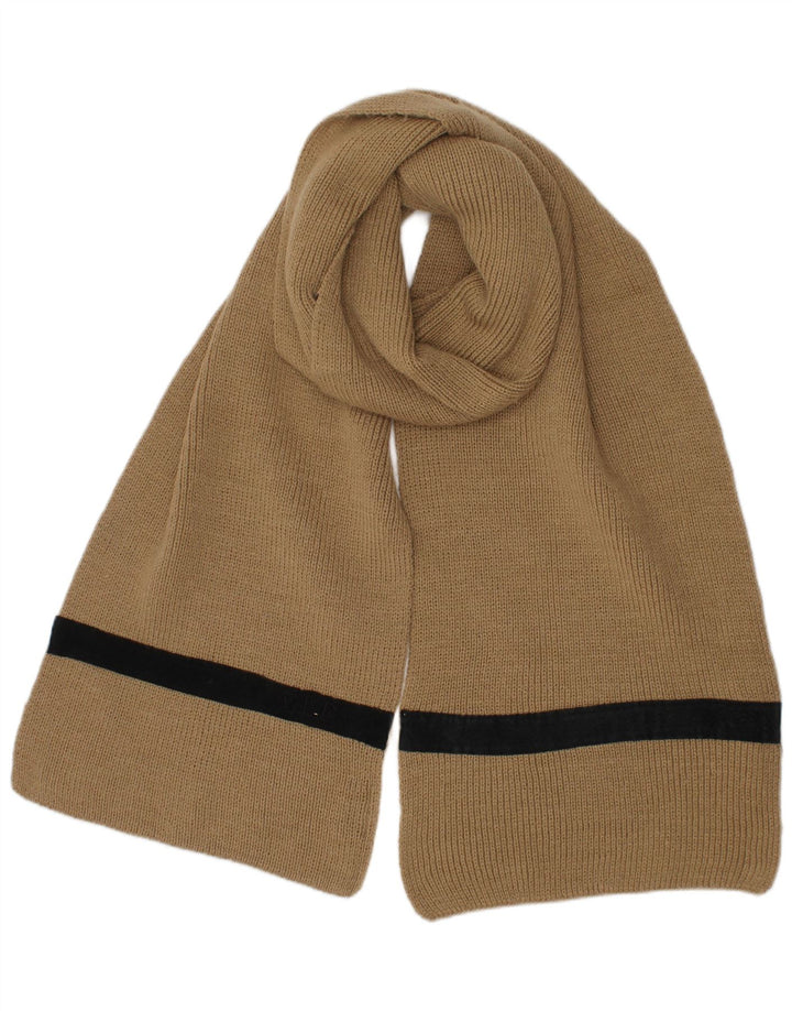 Lee Écharpe rectangulaire pour homme Taille unique Beige Rayé Polyester Classique