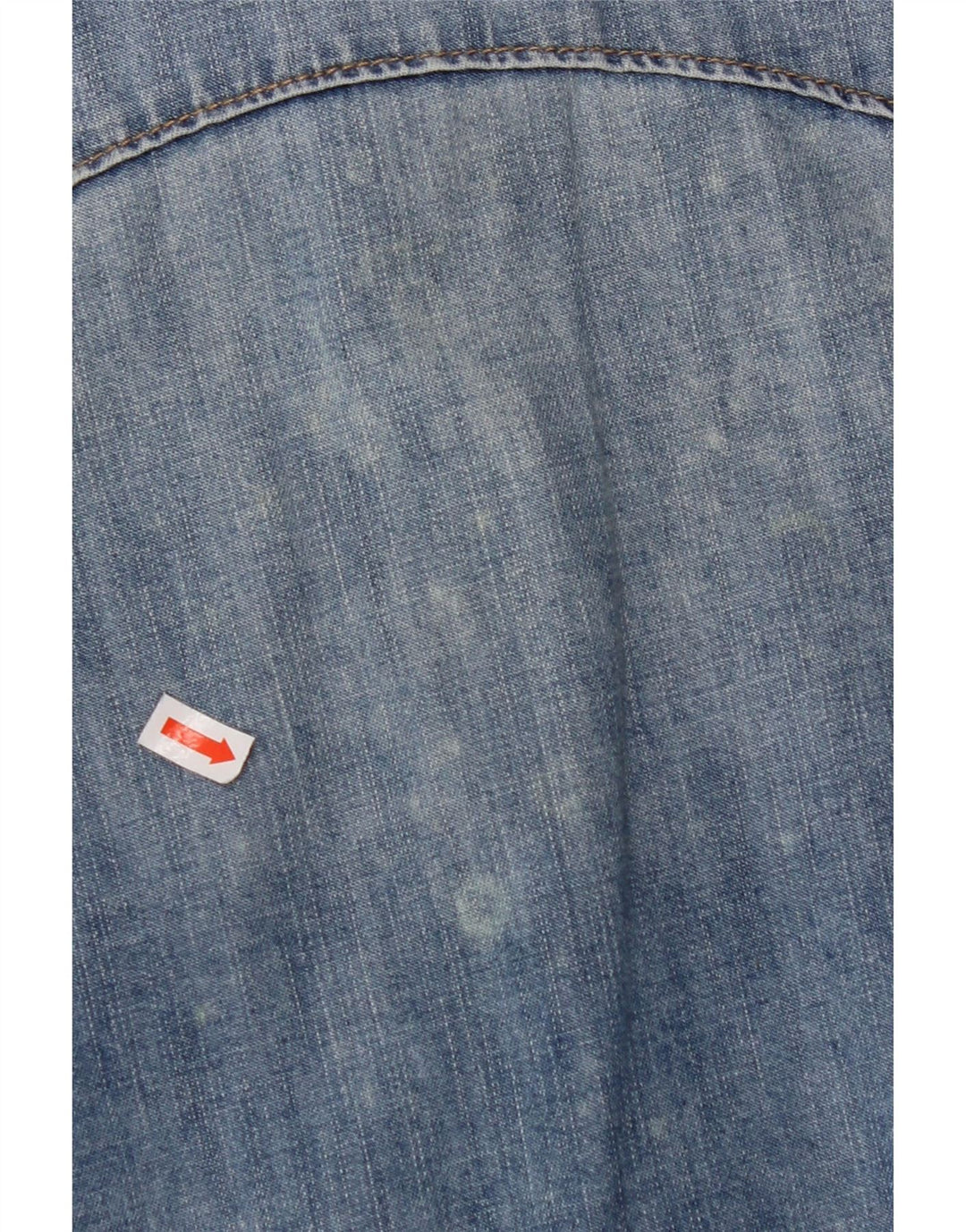 REPLAY Chemise en Jean Large Bleu Coton Homme