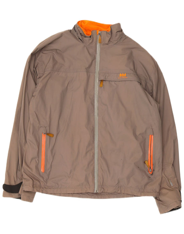 Helly Hansen Veste de pluie pour homme UK 40 Large Gris Nylon