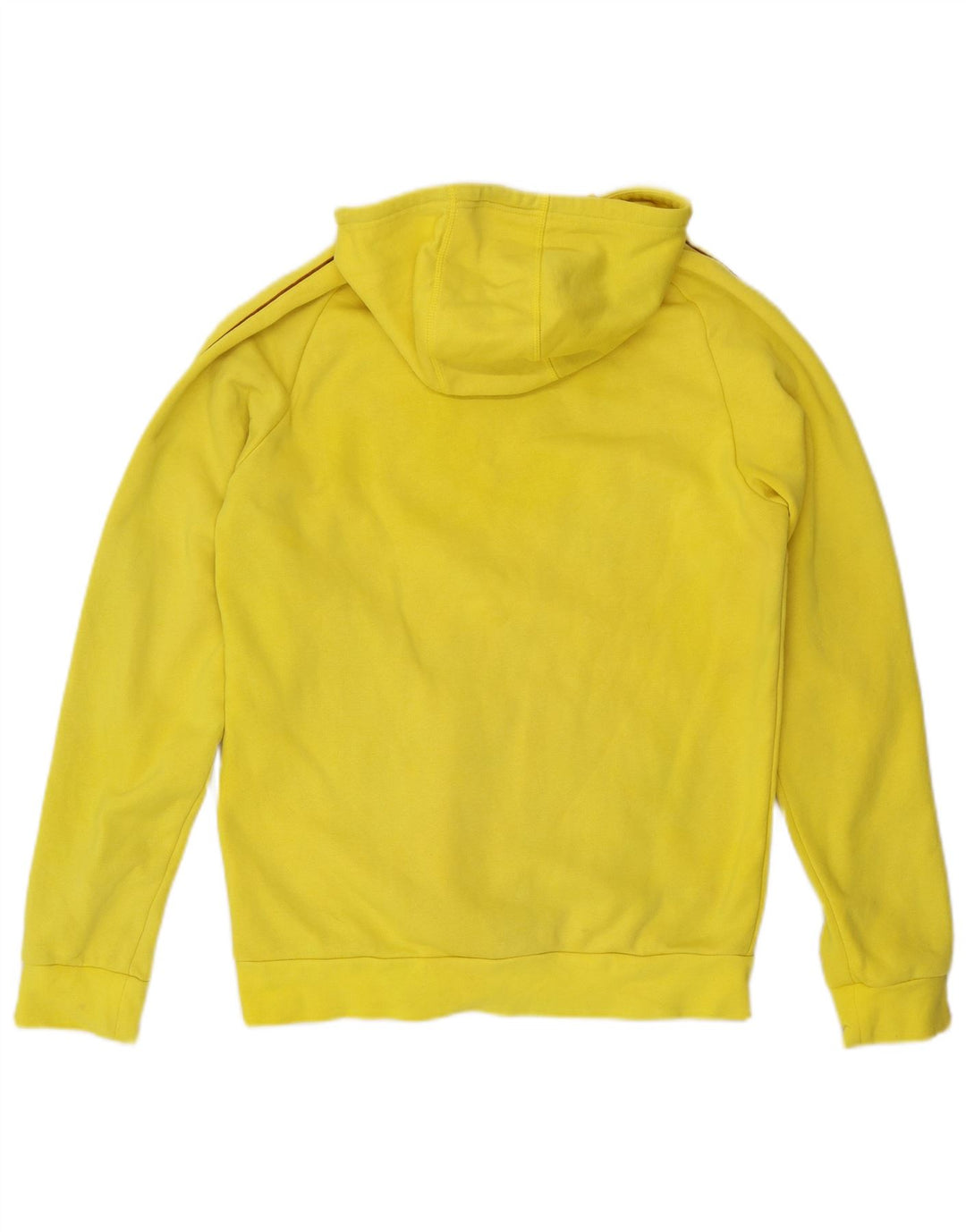 Adidas Pull à capuche pour homme en coton jaune moyen