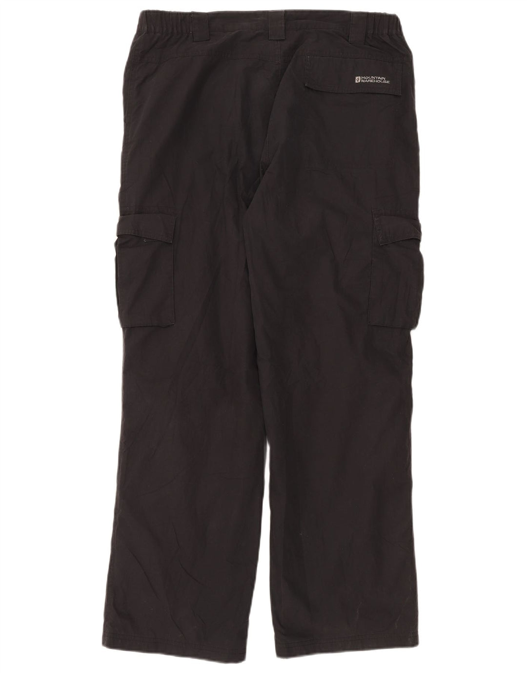 Mountain Warehouse Pantalon Cargo Droit Homme W34 L30 Noir Polyester