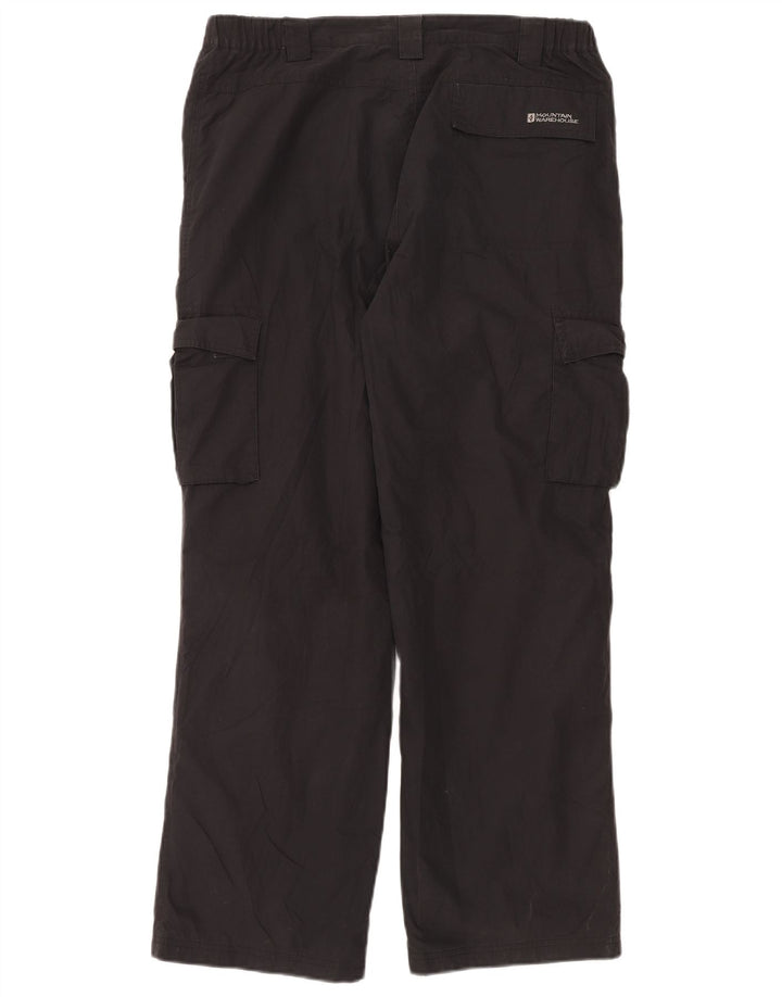 Mountain Warehouse Pantalon Cargo Droit Homme W34 L30 Noir Polyester