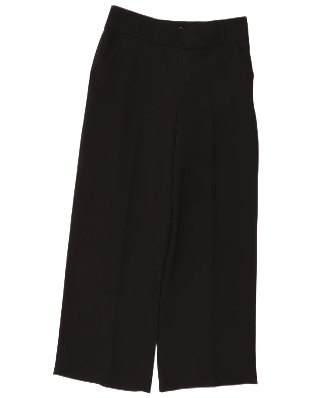 REISS Pantalon décontracté taille haute pour femme UK 12 Medium W32 L30 Noir