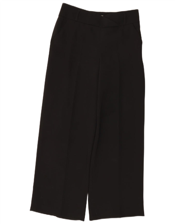 REISS Pantalon décontracté taille haute pour femme UK 12 Medium W32 L30 Noir