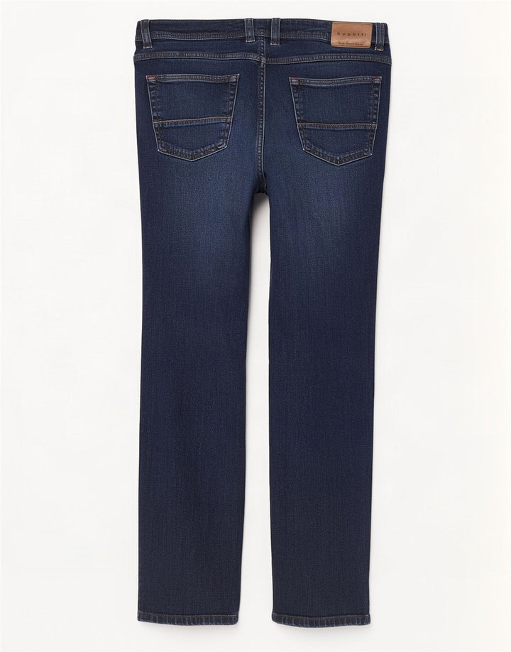 Bugatti Jean Droit Nevada W36 L32 Bleu Marine Coton Homme