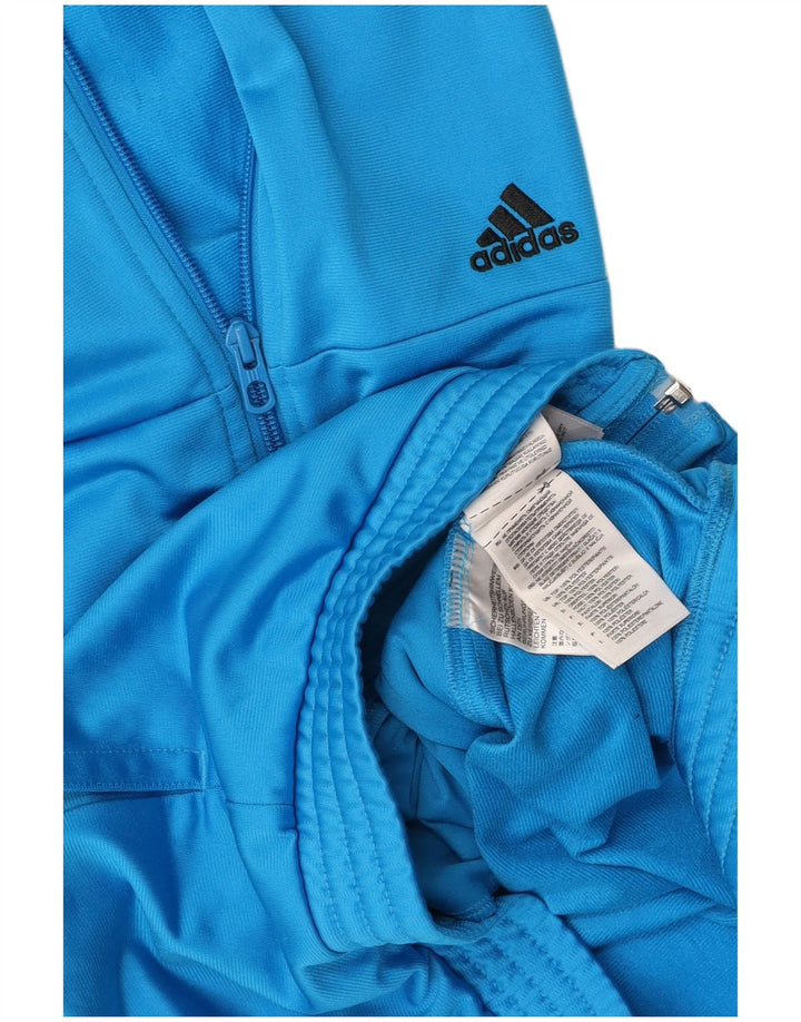 ADIDAS Veste de survêtement graphique pour hommes Petit bleu Polyester