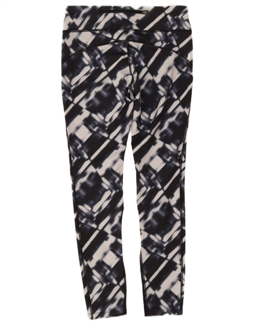 Nike Legging Dri Fit pour femme UK 12 Polyester géométrique bleu marine moyen