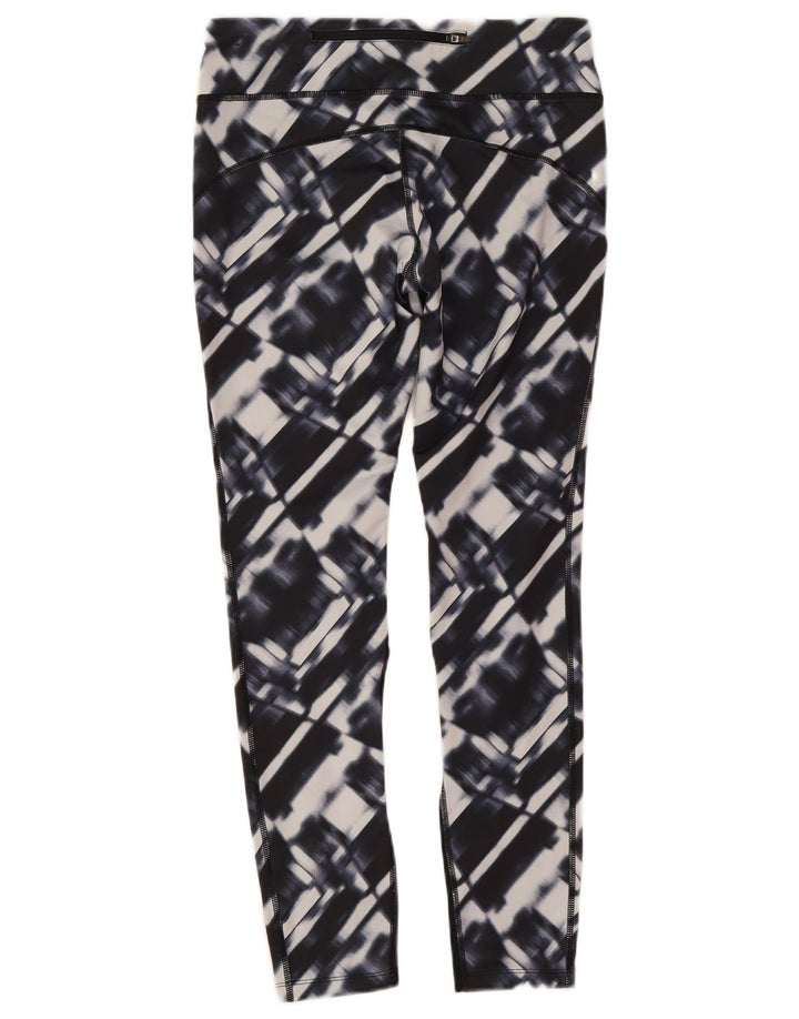 Nike Legging Dri Fit pour femme UK 12 Polyester géométrique bleu marine moyen