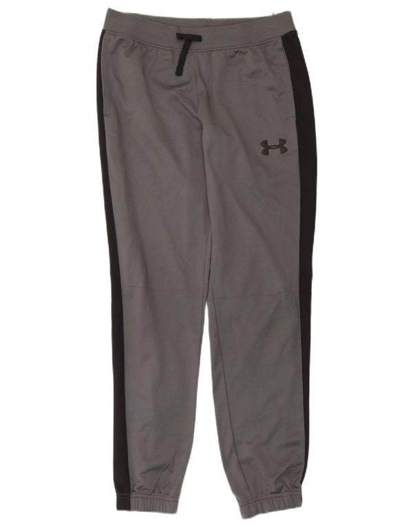 Under Armour Pantalon de survêtement pour garçon 11-12 ans Gris Taille L