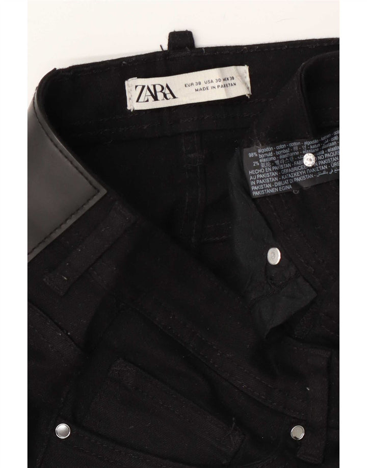 Zara Jean Slim Homme EU 38 Petit W30 L25 Coton Noir