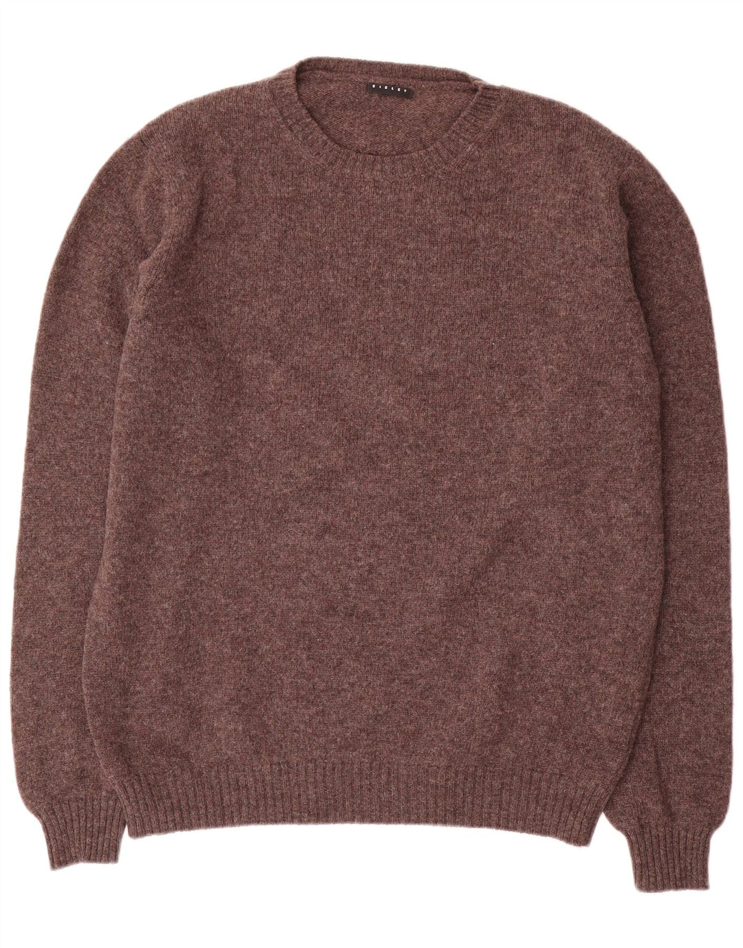 Sisley Pull col rond homme 2XL laine marron