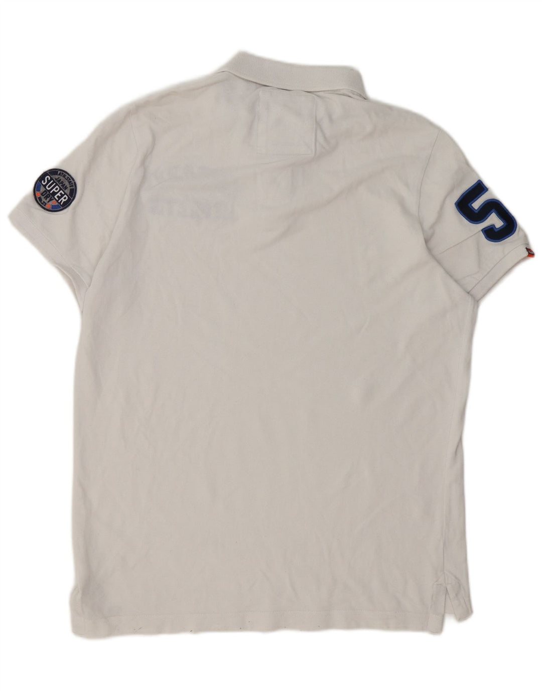 Superdry Polo Graphique 2XL Homme Blanc