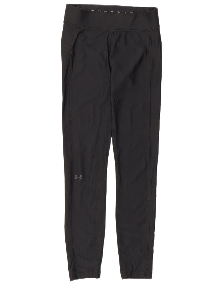 Under Armour Leggings Femme UK 12 Moyen Noir