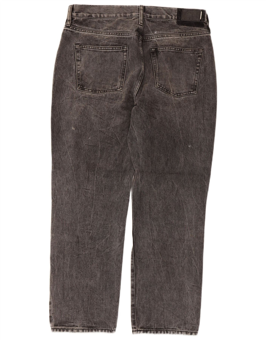 Superdry Jean droit W32 L28 gris coton homme