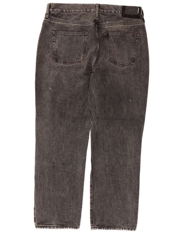 Superdry Jean droit W32 L28 gris coton homme