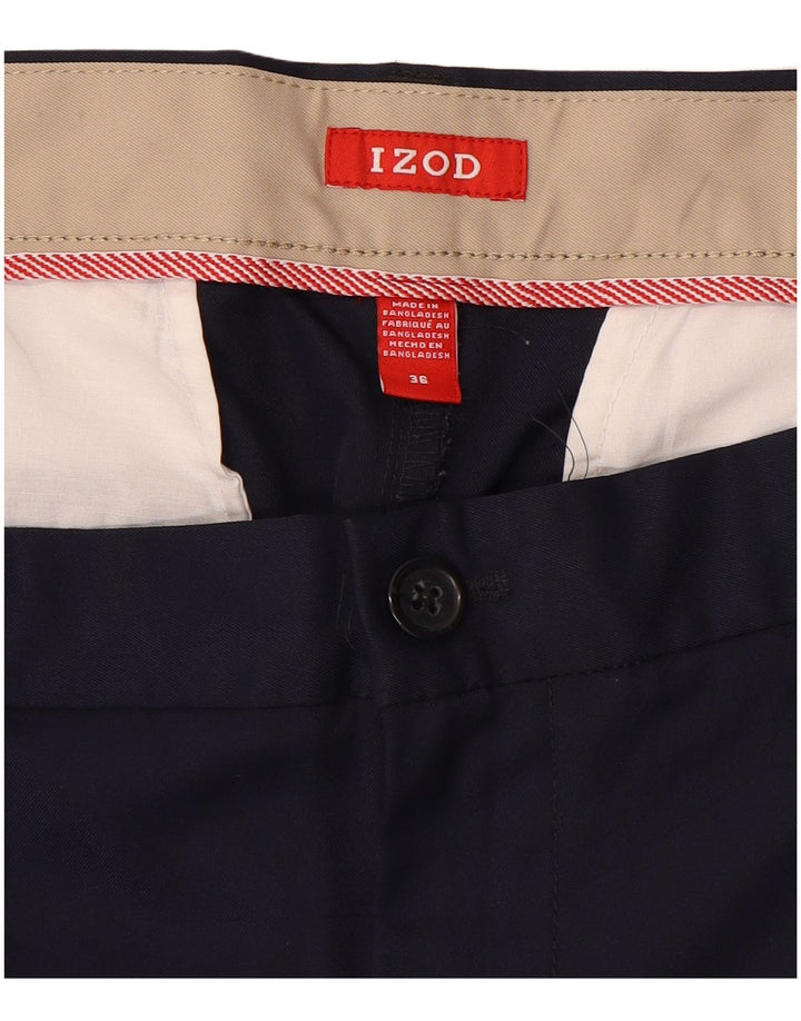 IZOD Short Chino Homme W36 Large Bleu Marine
