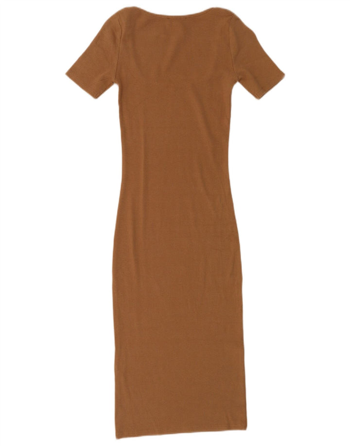 Zara Robe moulante pour femme UK 8 Small Marron