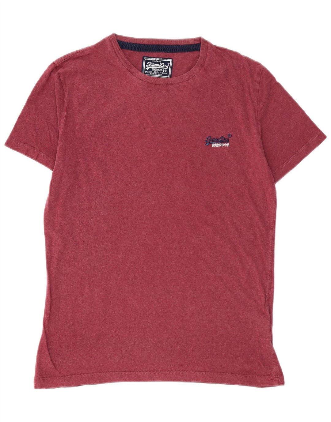 SUPERDRY T-Shirt Homme Coton Bordeaux Moyen