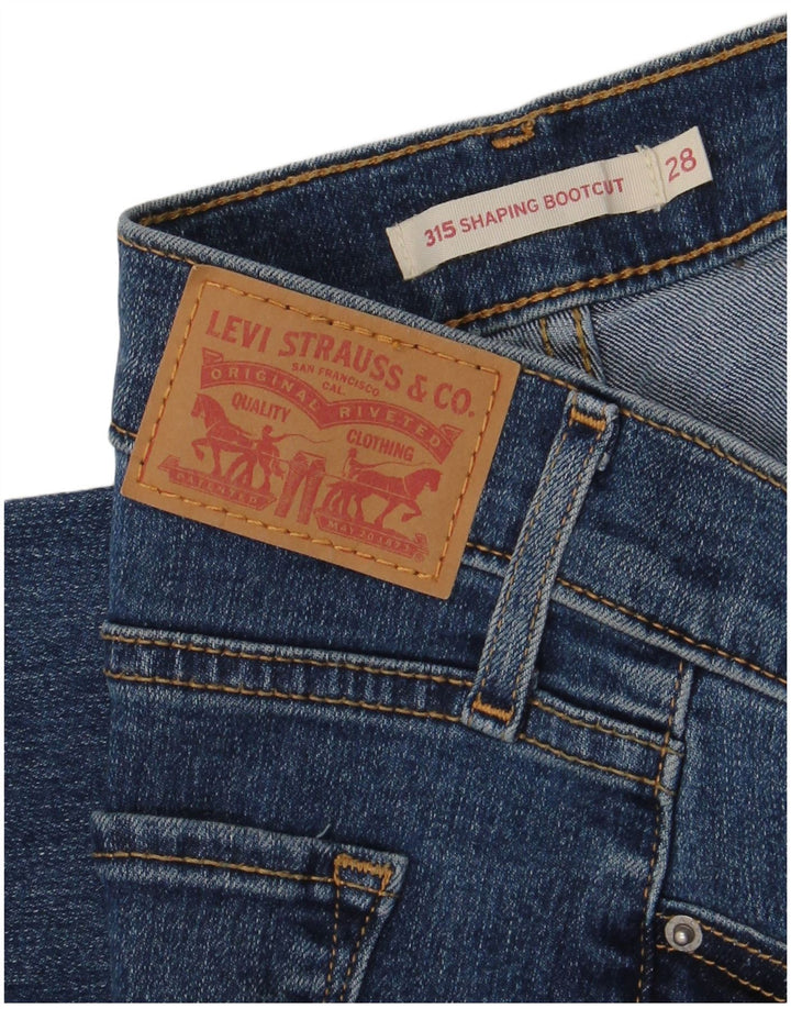 Levi's Jean 315 Shaping Bootcut Femme Bleu W28 L32 Coton
