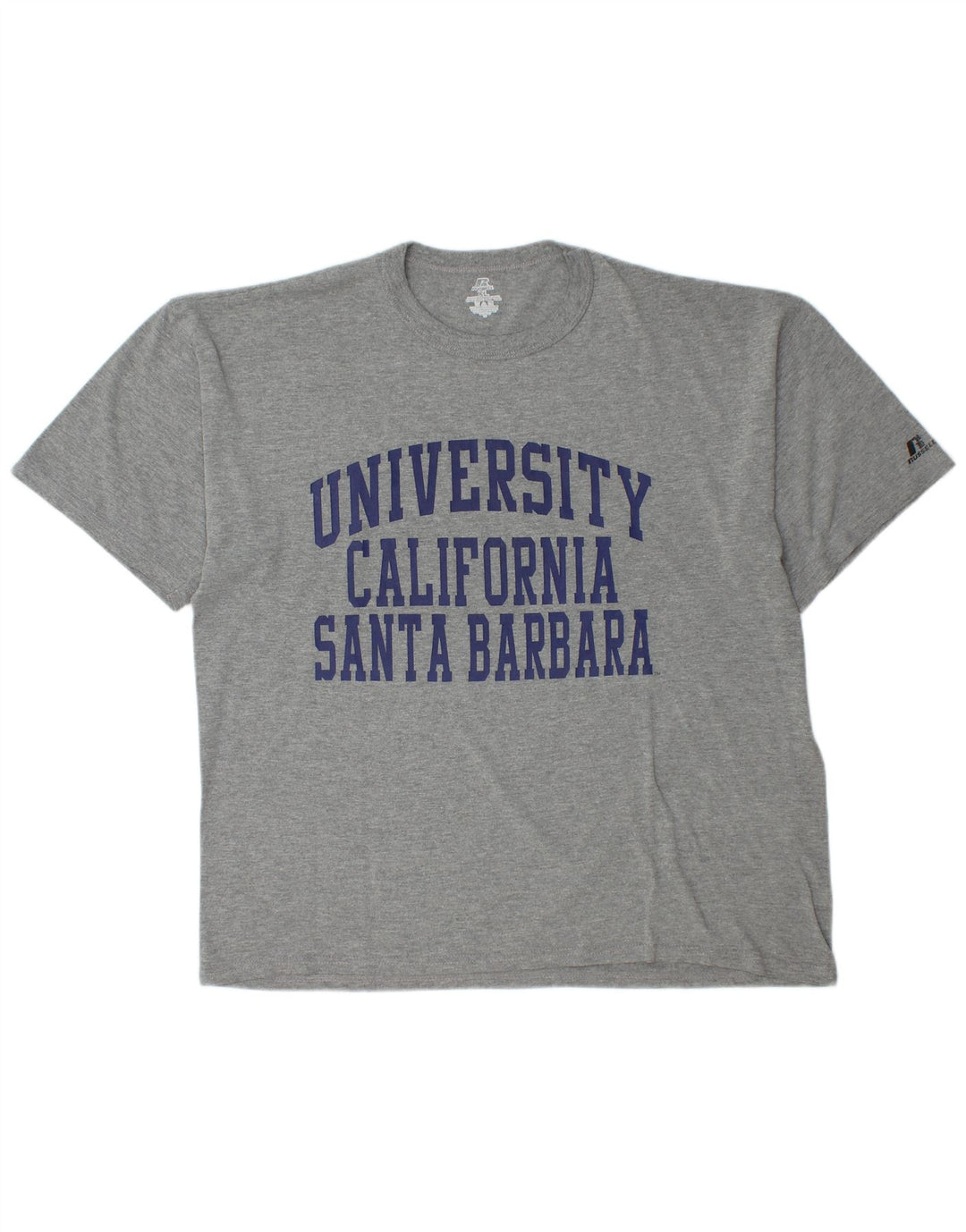 RUSSELL ATHLETIC T-Shirt Graphique Homme Haut XL Gris Coton