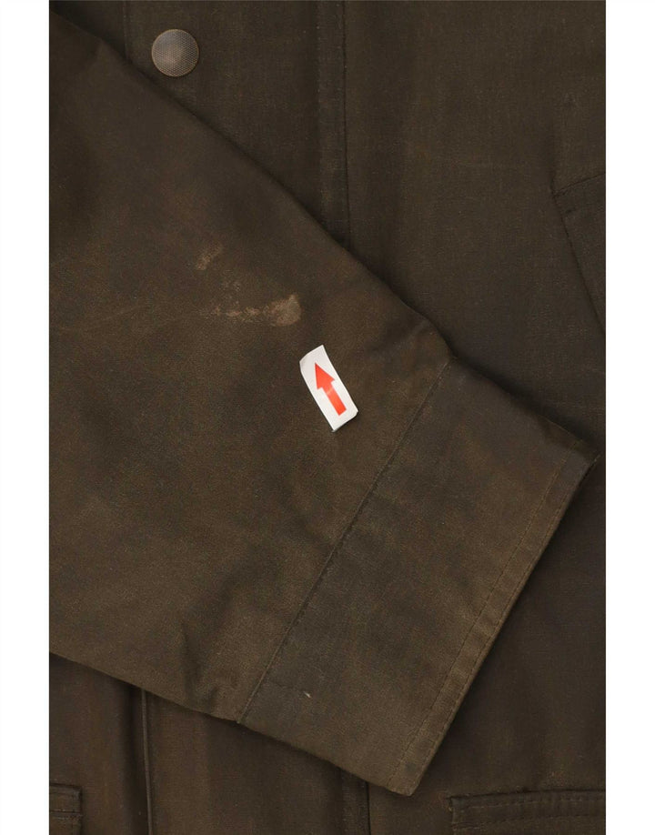 Marks & Spencer Veste en coton ciré pour homme UK 38 Kaki moyen
