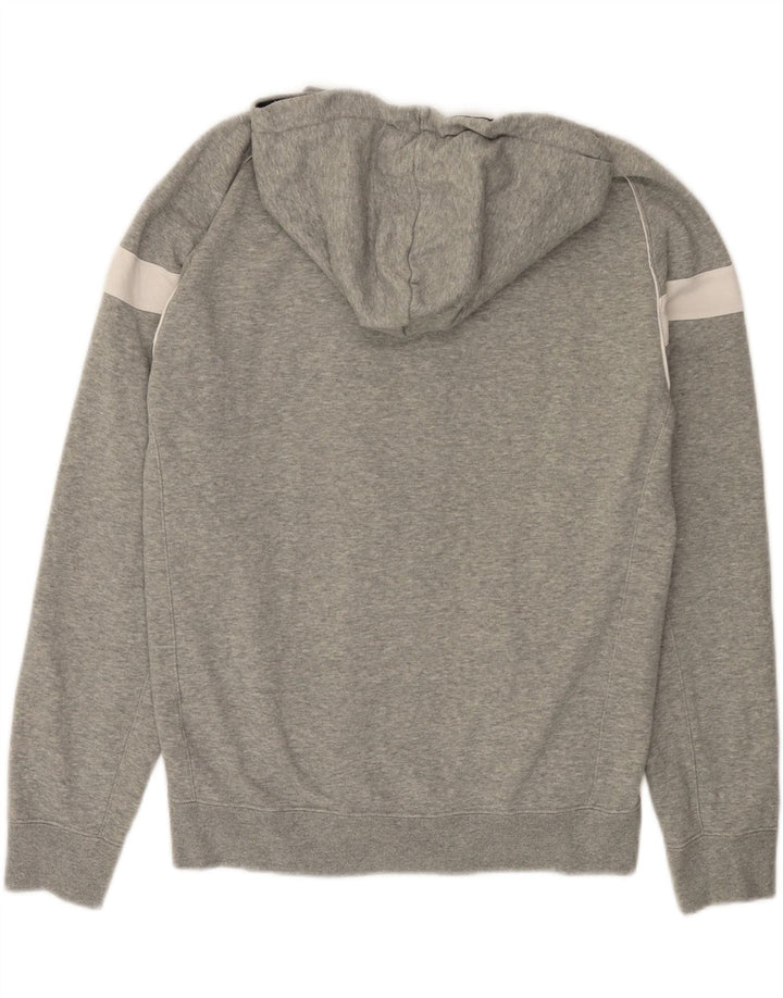 CHAMPION Pull à capuche zippé pour homme en coton color block gris moyen