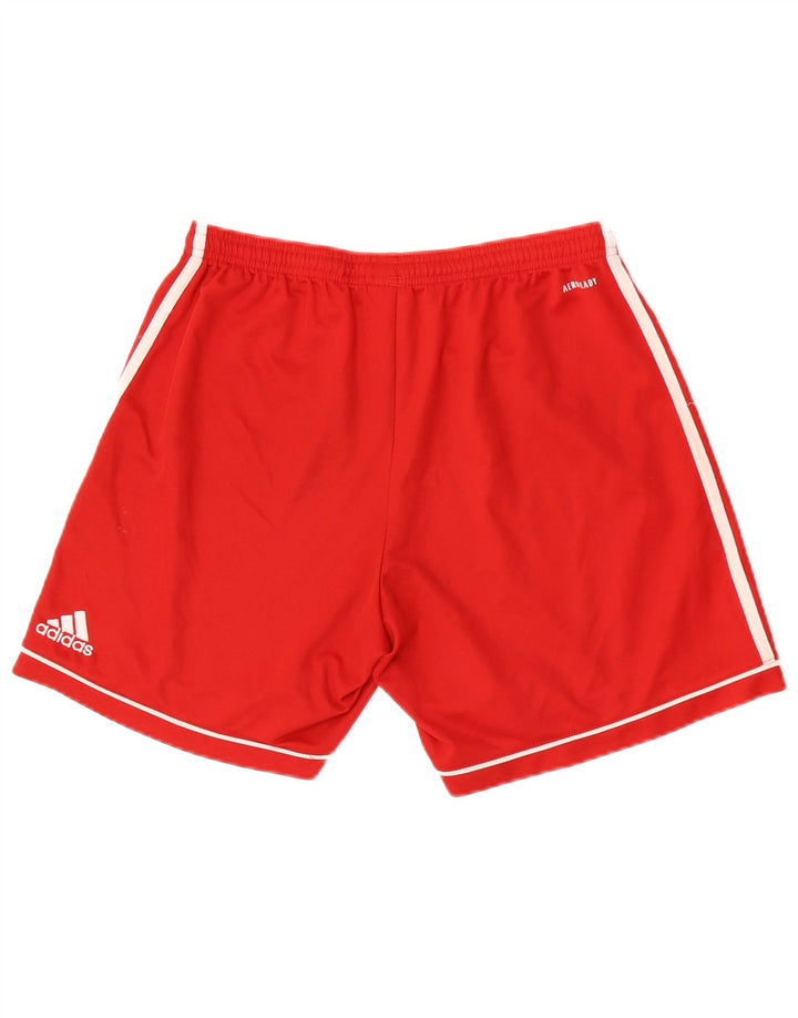 Adidas Short de Sport Graphic Regular Homme Rouge Moyen Polyester Sports