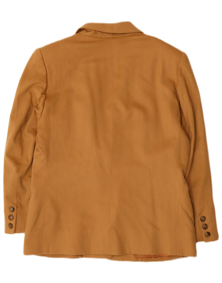 PIACENZA Veste blazer à 3 boutons pour femme UK 16 Large Marron