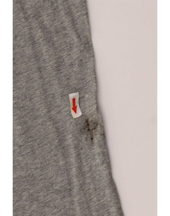 Diesel T-Shirt Graphique Homme Grand Gris Coton