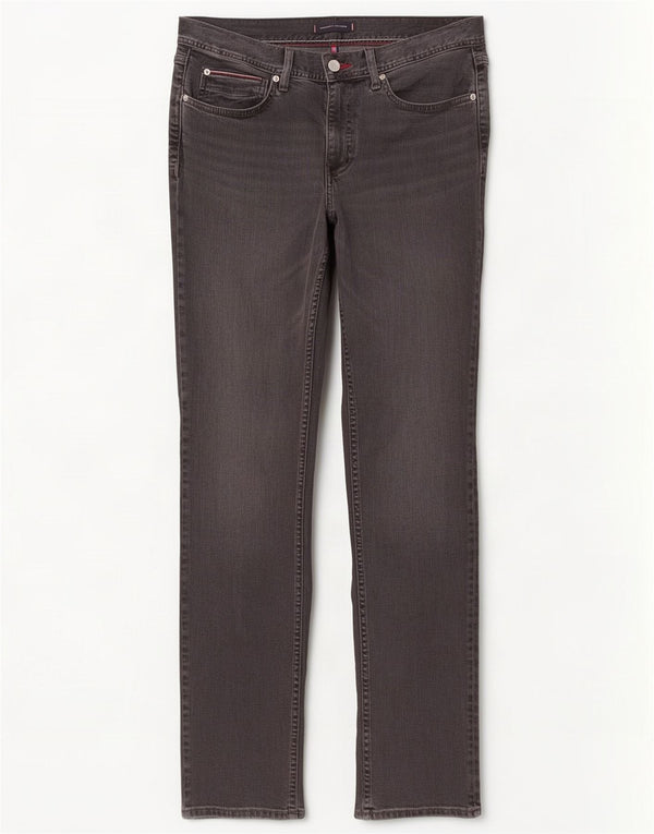Tommy Hilfiger Jean Droit Denton Homme W34 L34 Gris Coton