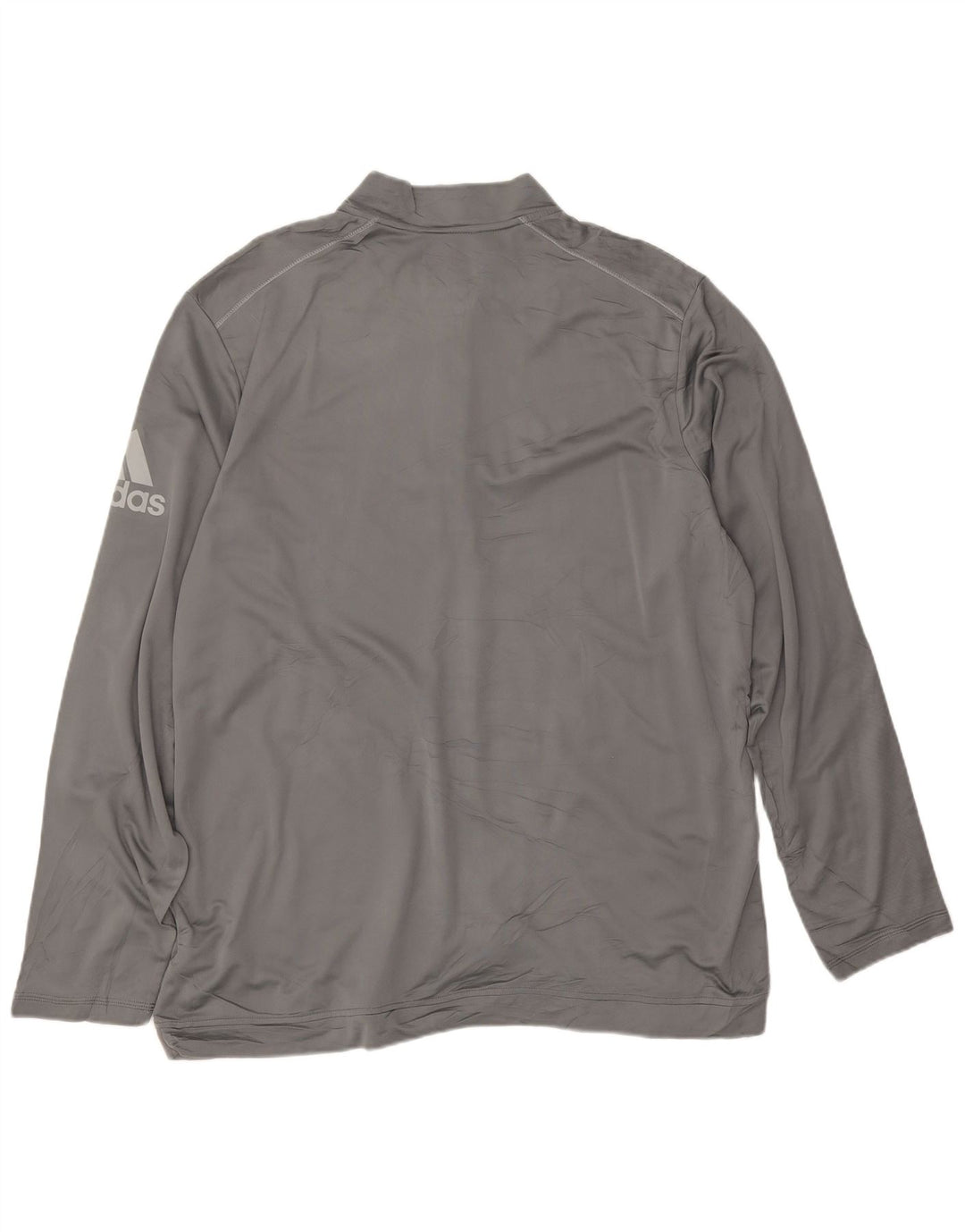 Adidas Hommes Climawarm Graphic Zip Neck Pull Survêtement Top XL Gris