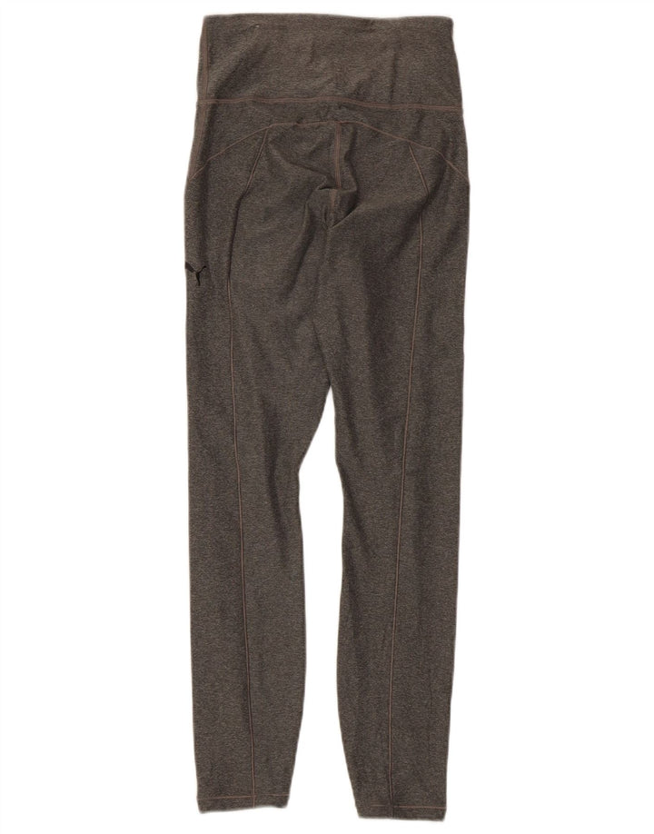 Puma Leggings Femme UK 4 XS Gris Moucheté