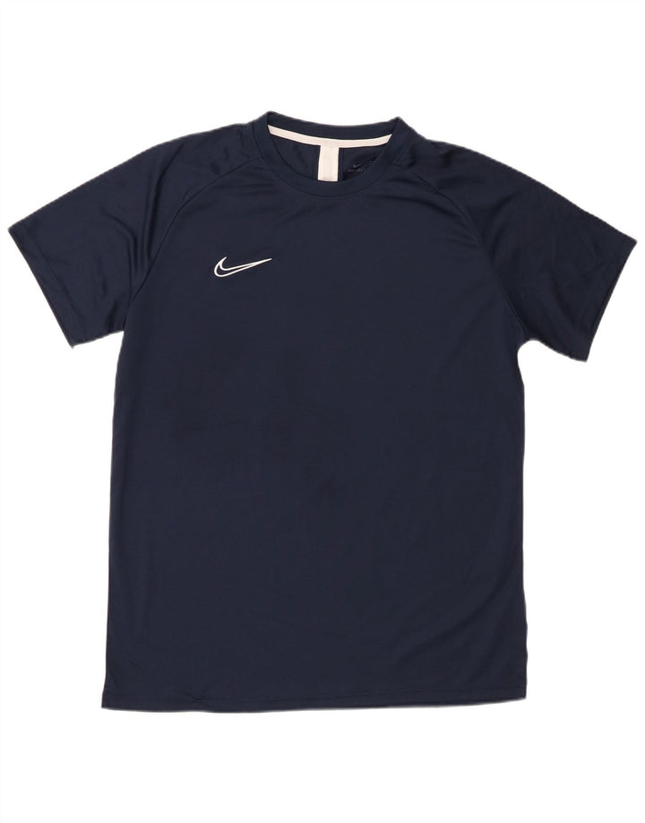 Nike Hommes Dri Fit T-Shirt Haut XL Bleu Marine