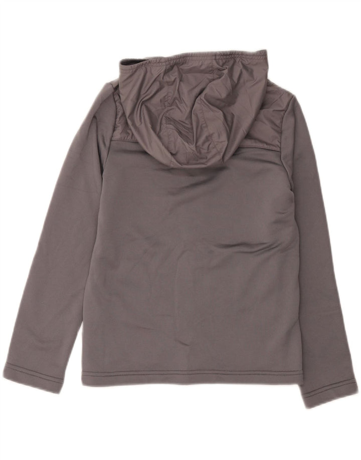 Nike Garçon Zip Sweat à capuche 10-11 ans Gris moyen Colourblock Polyester