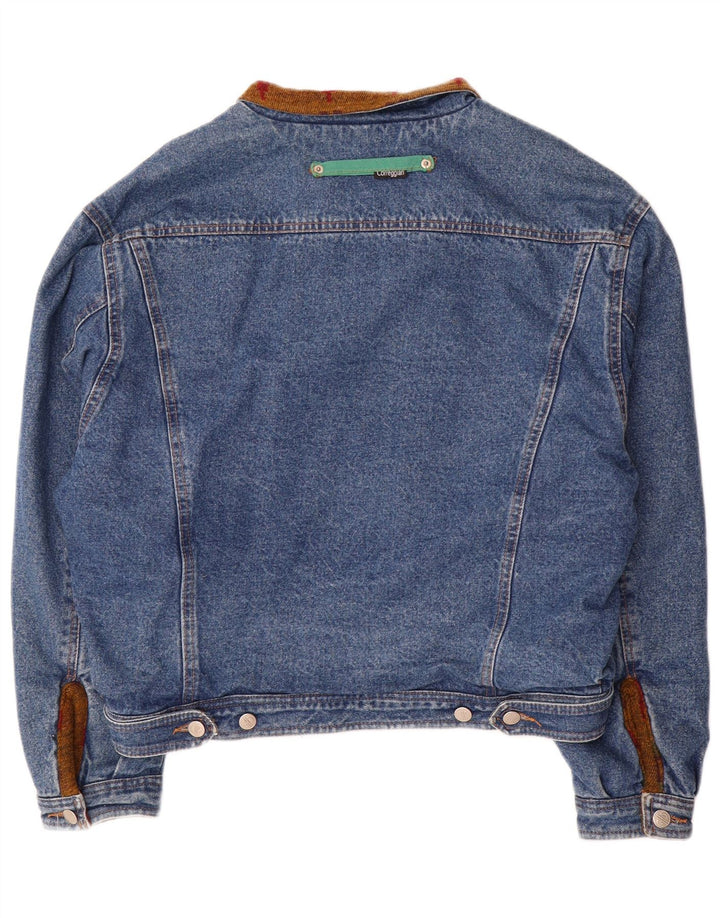 Veste en denim surdimensionnée femme vintage IT 50 XL Coton Bleu