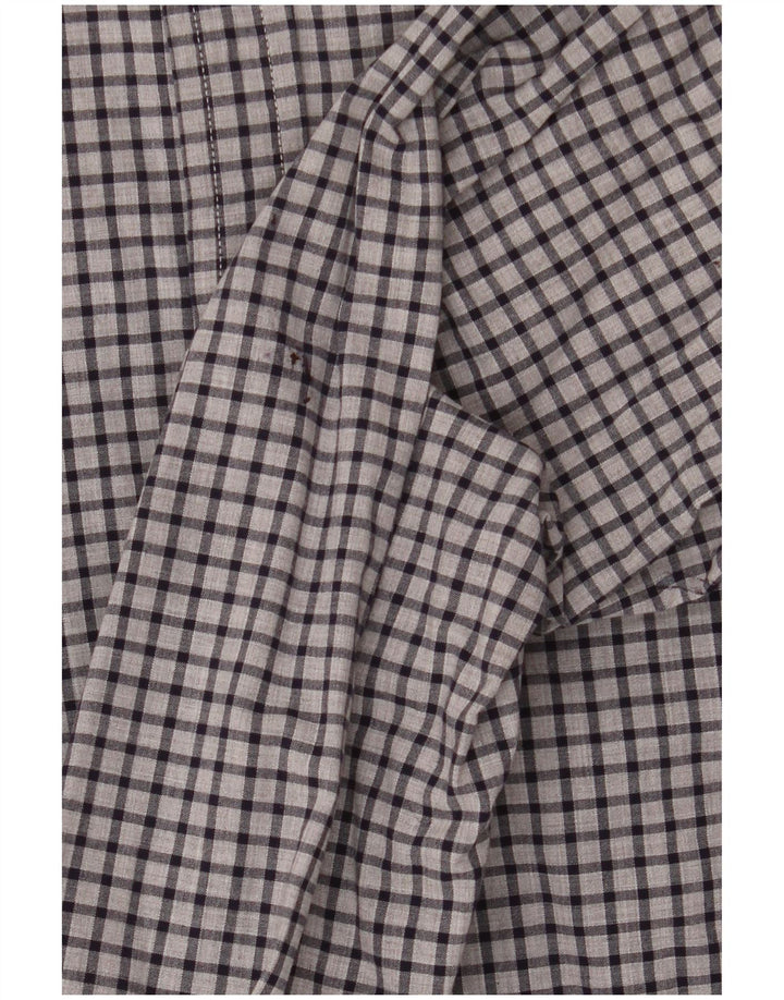 Tommy Hilfiger Chemise Slim Fit Homme Gris Moyen Vichy Coton