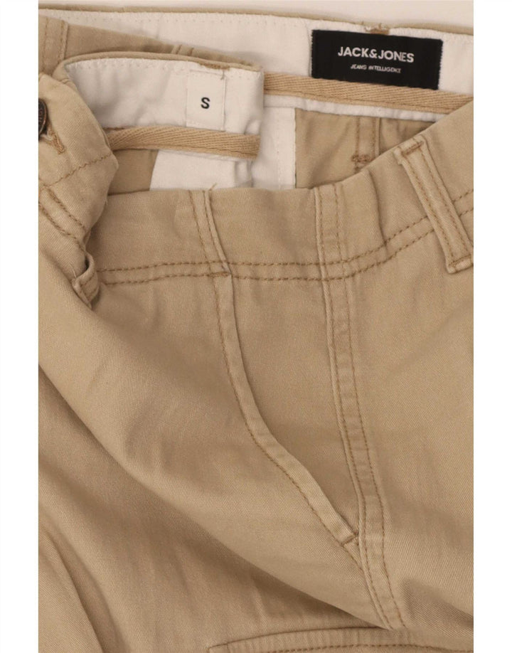 Jack & Jones Short Cargo Homme Petit W32 Coton Beige