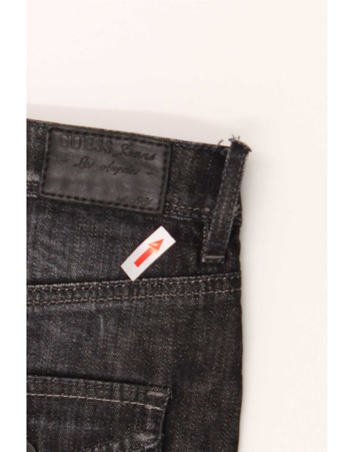 Guess Jupe en Jean Femme W27 Petit Coton Noir