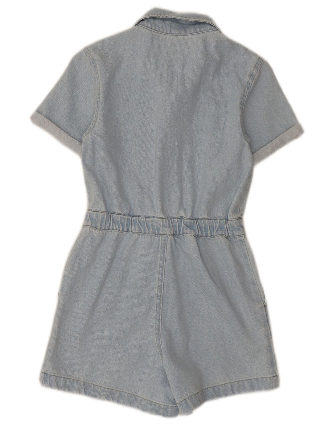 Gap Combishort Fille Denim 9-10 ans Grand Bleu Coton