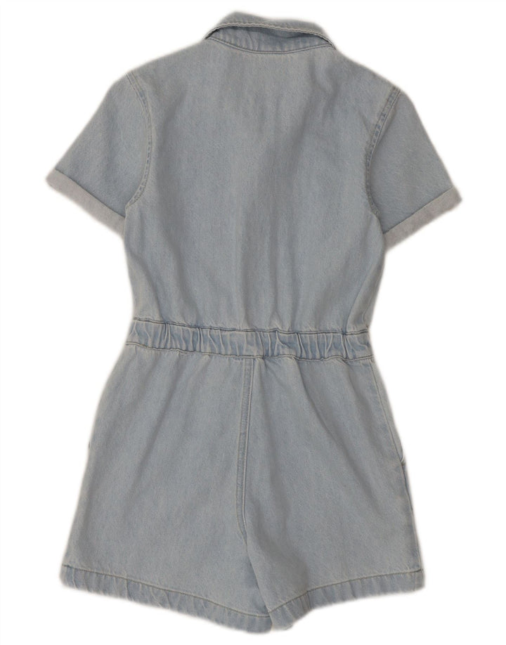 Gap Combishort Fille Denim 9-10 ans Grand Bleu Coton