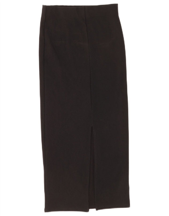 Zara Femme Jupe Midi Petit W26 Noir