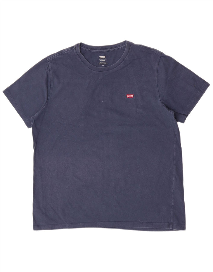 Levi's T-Shirt Homme Bleu Marine Large Coton