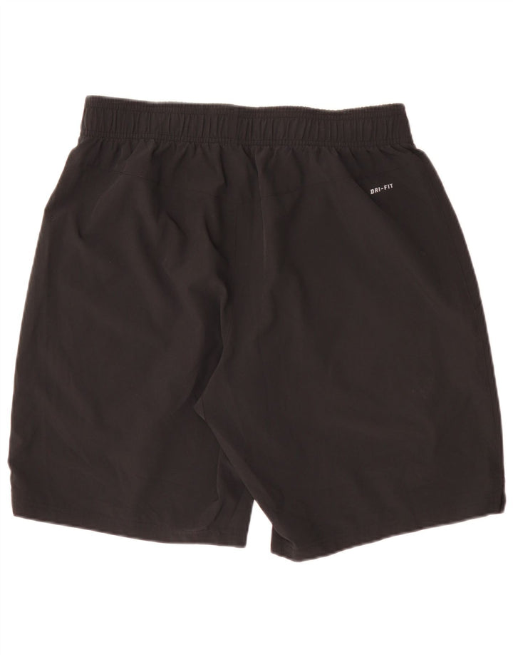 Short de sport Nike Dri Fit pour hommes, grand, noir, polyester