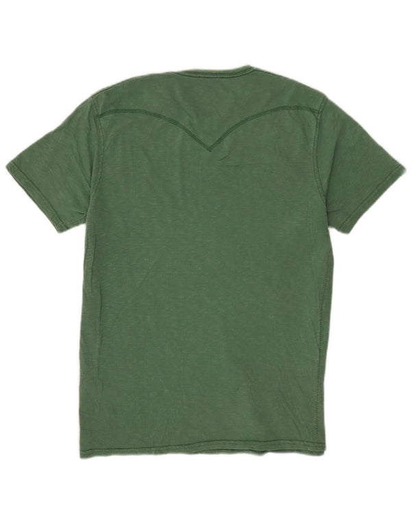 Levi's T-Shirt Top Homme Vert Moyen Flecked Cotton