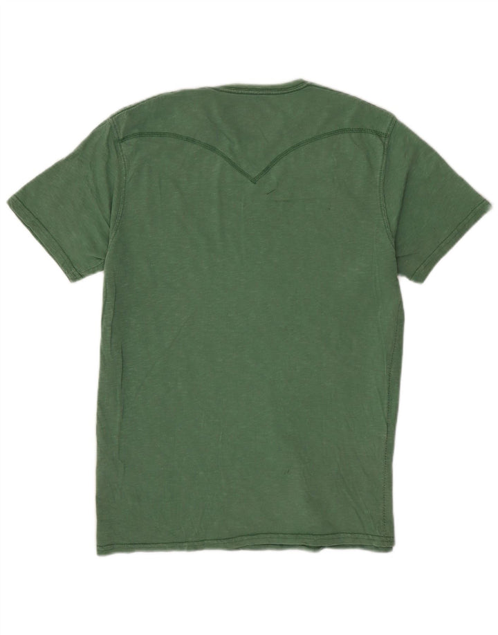 Levi's T-Shirt Top Homme Vert Moyen Flecked Cotton