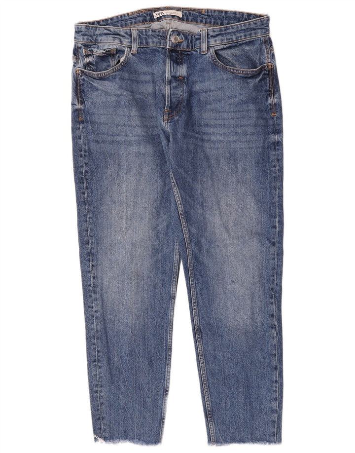 Zara Jean Slim Homme EU 46 XL W36 L27 Bleu